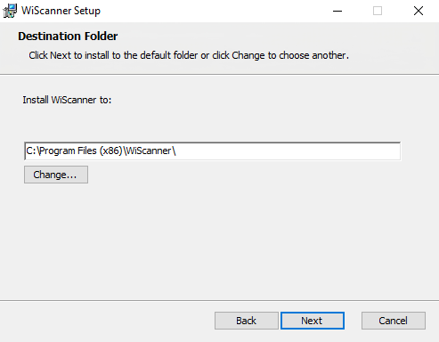Install folder selection