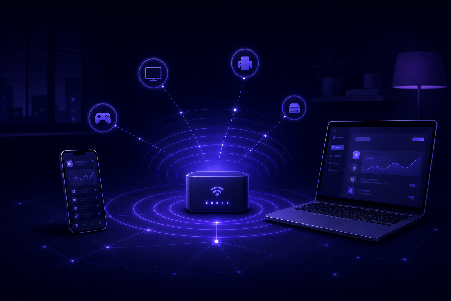 Yerel WiFi bağlantısı — çevrimdışı hazır tarama